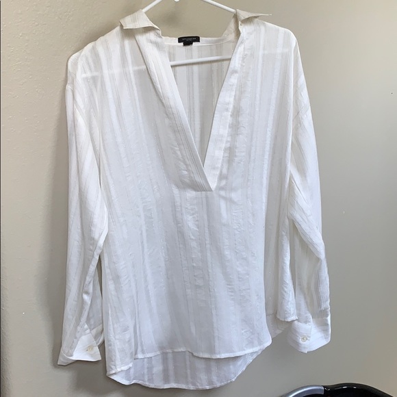 Small White blouse Ann Taylor - Picture 2 of 4